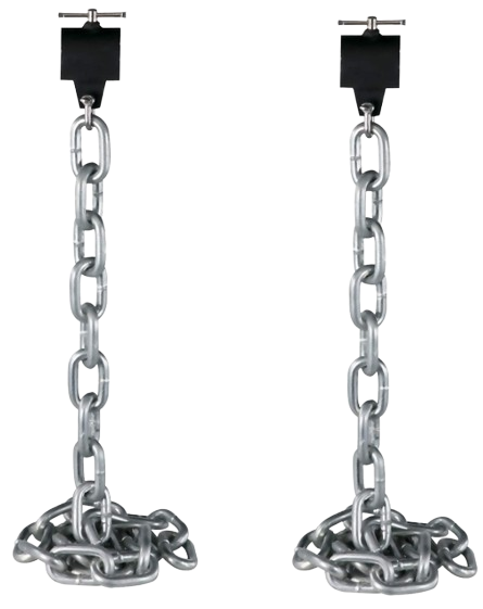 Paire de chaînes d'haltérophilie (20lbs chaque)