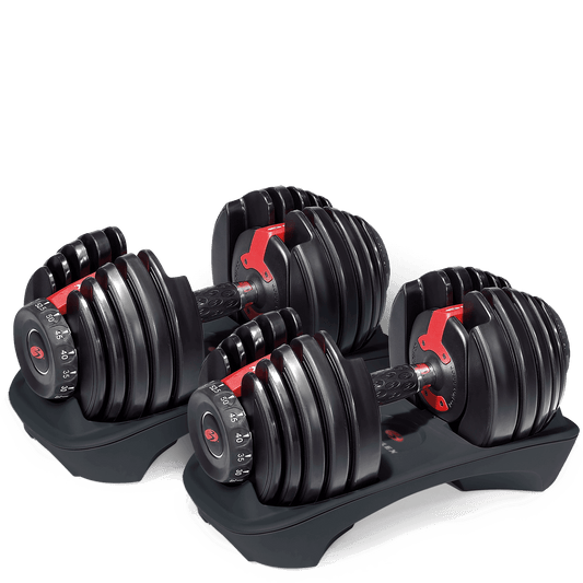 Dumbbell ajustable 5 à 52.5lbs (en paire)