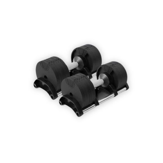 Haltères ajustables style NUO 5 à 80lbs (en paire)