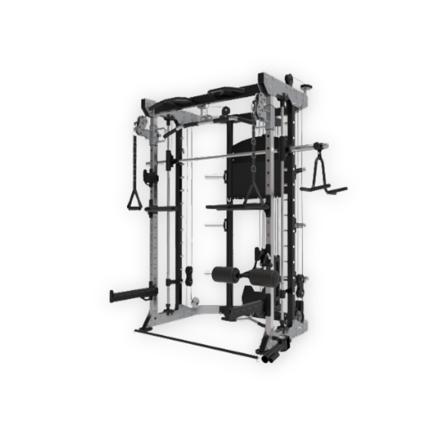 Smith machine avec système de poulie (plate load)