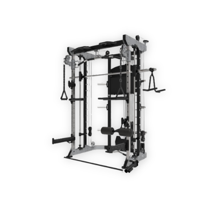Smith machine avec système de poulie (plate load)